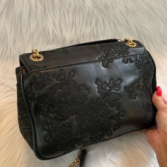 Michael Kors Sloan Lace Leather Shoulder Bag - Picture 12 of 13